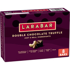 LÄRABAR Double Chocolate Truffle bar wrapped for on-the-go energy.