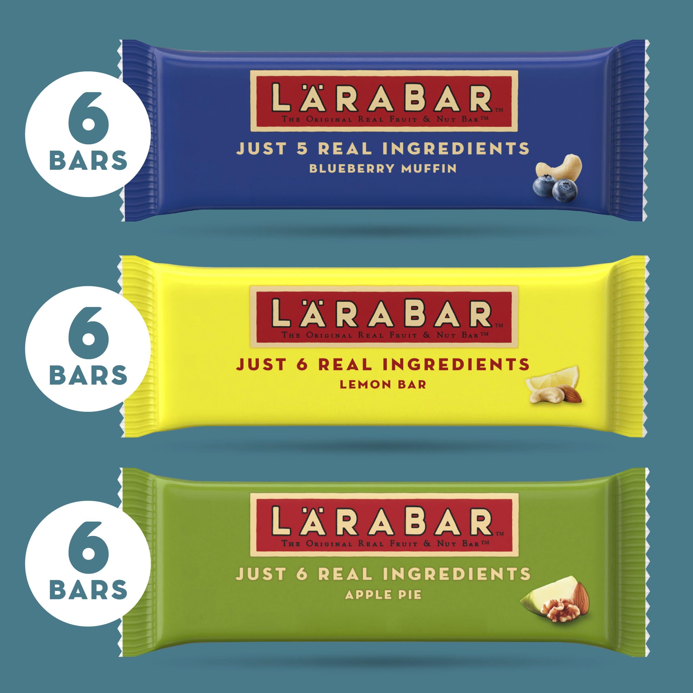 LÄRABAR Blueberry Muffin Bar: chewy, fruit-forward snack for on-the-go moments.