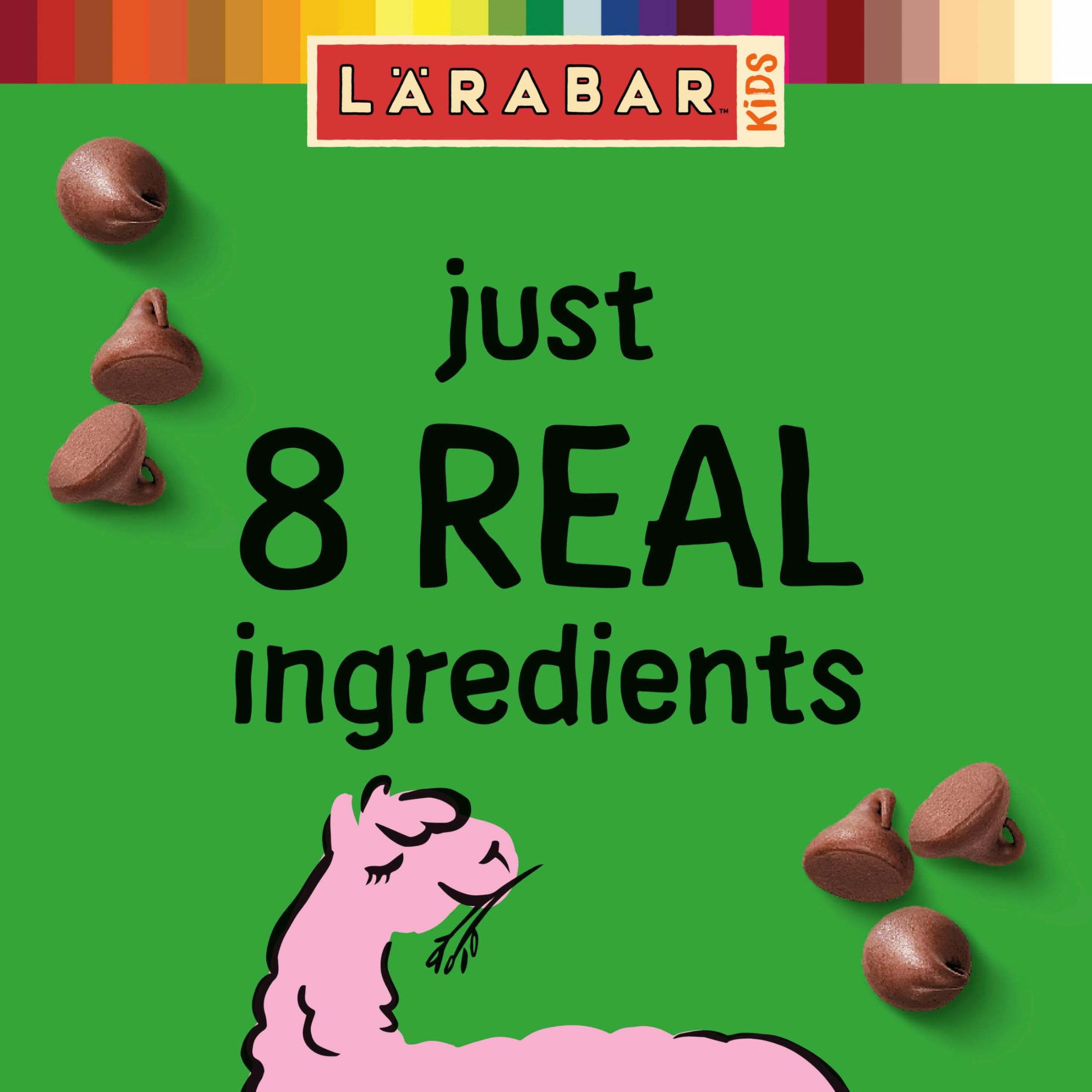 Ingredient-detail showing buckwheat flour and chia seeds inside LÄRABAR Kids Bakes