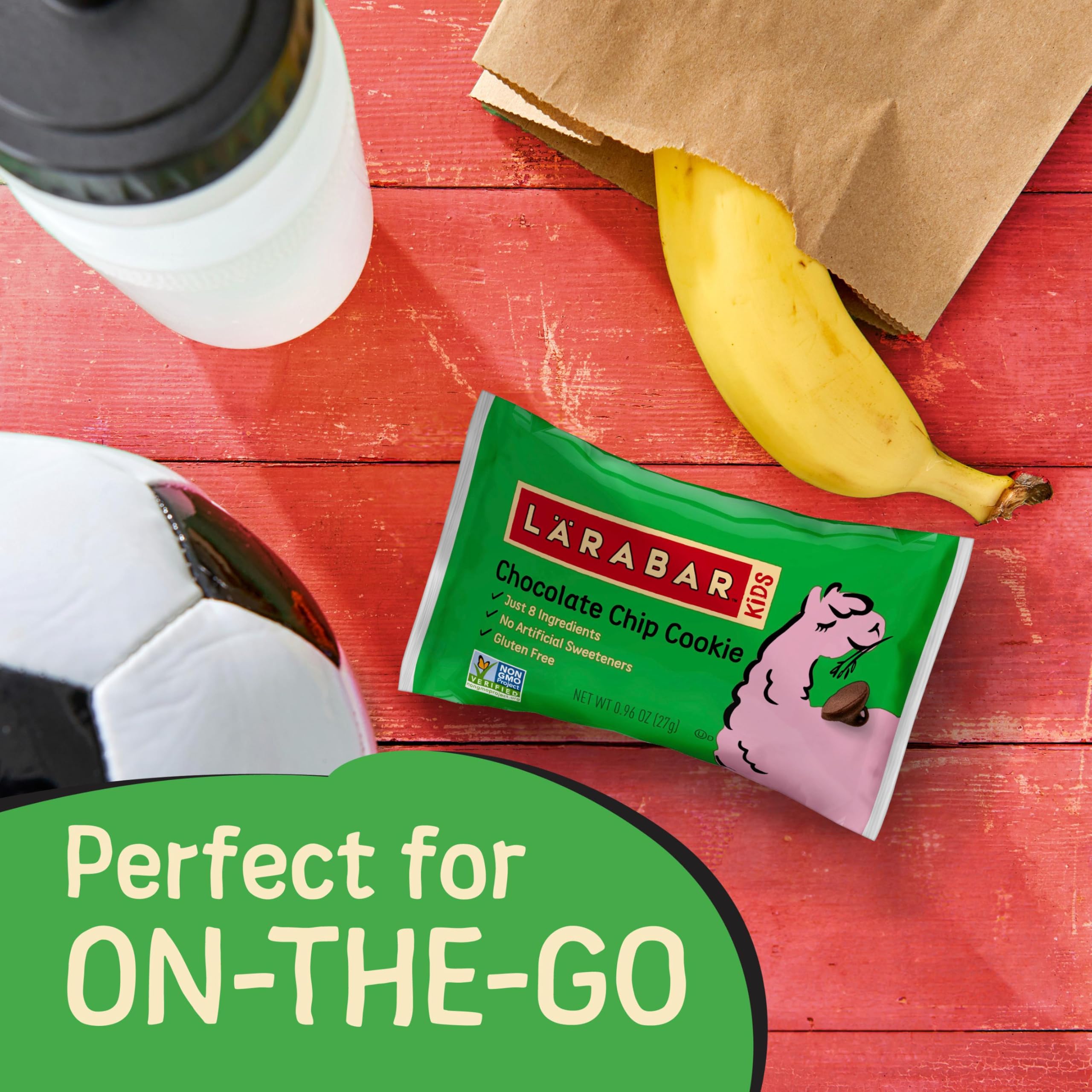Single bar portion for snack time from LÄRABAR Kids Bakes