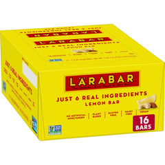 LÄRABAR Lemon Bar packaged for convenient on-the-go snacking.