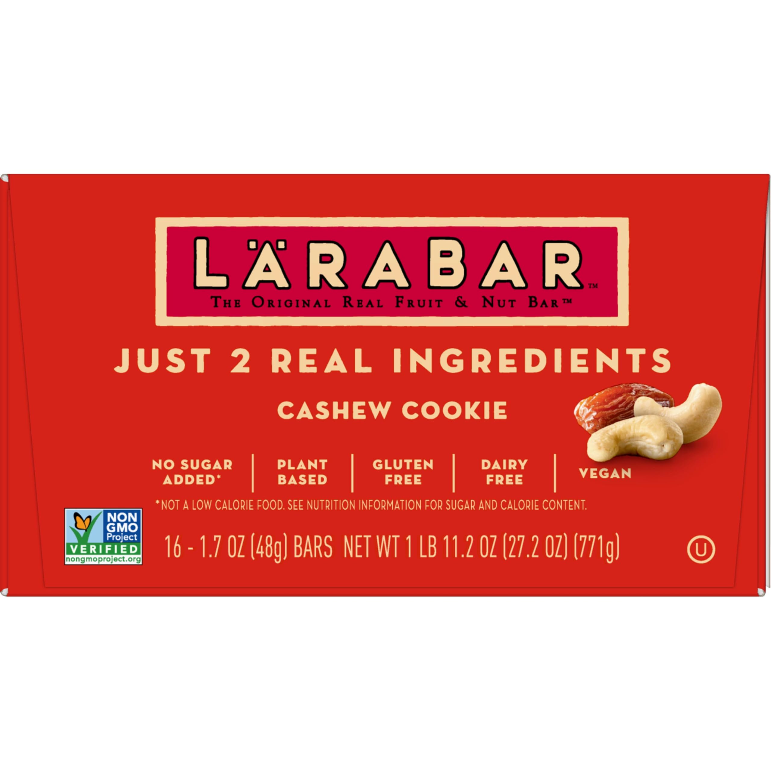 LÄRABAR packaging on shelf appealing to clean, plant-based snacking