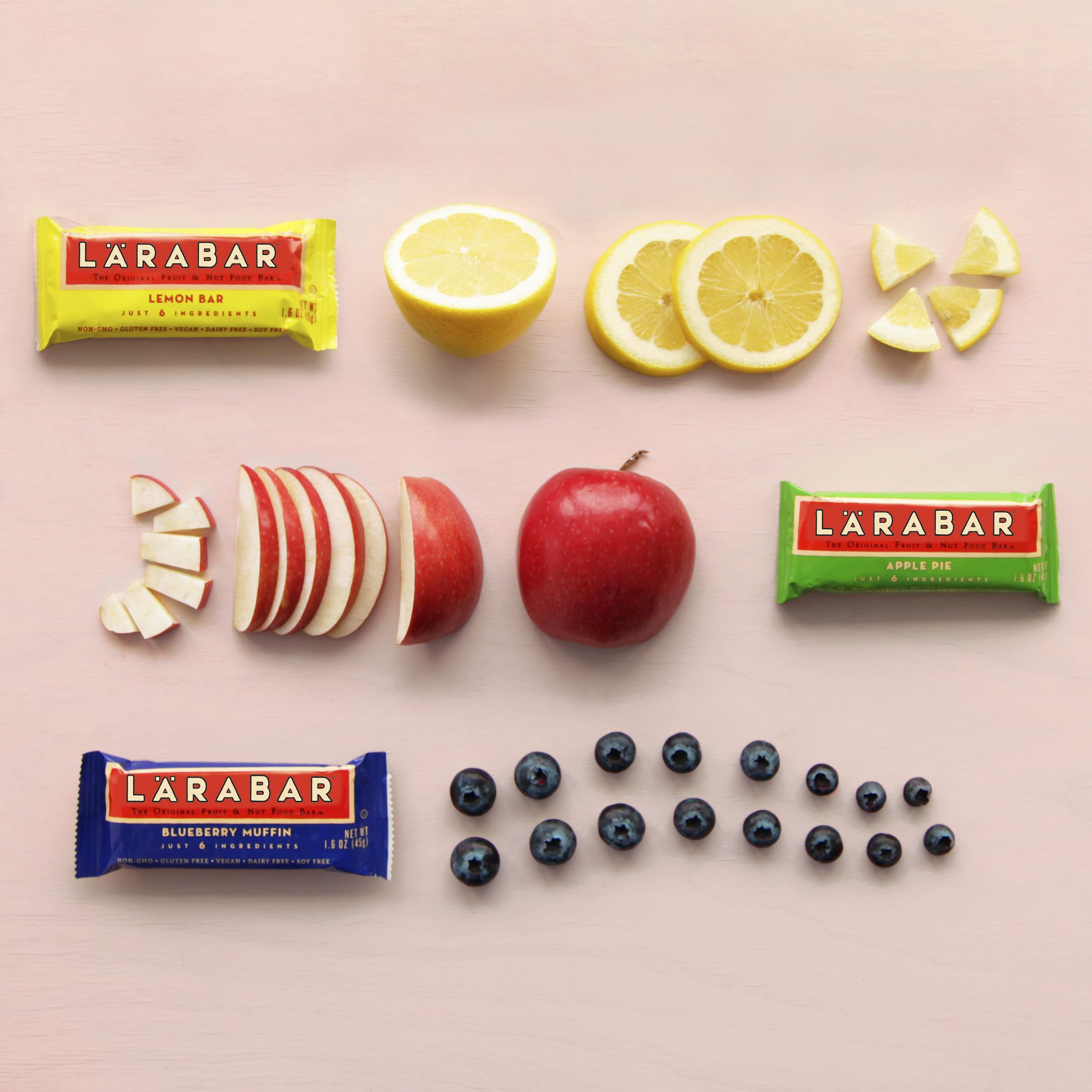 LÄRABAR pantry-ready 18-count box for stocking up.