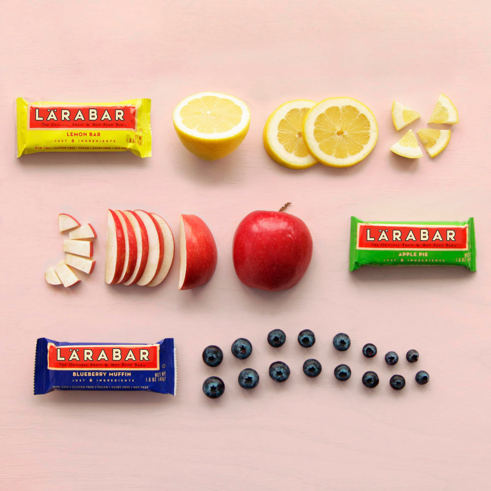 LÄRABAR pantry-ready 18-count box for stocking up.