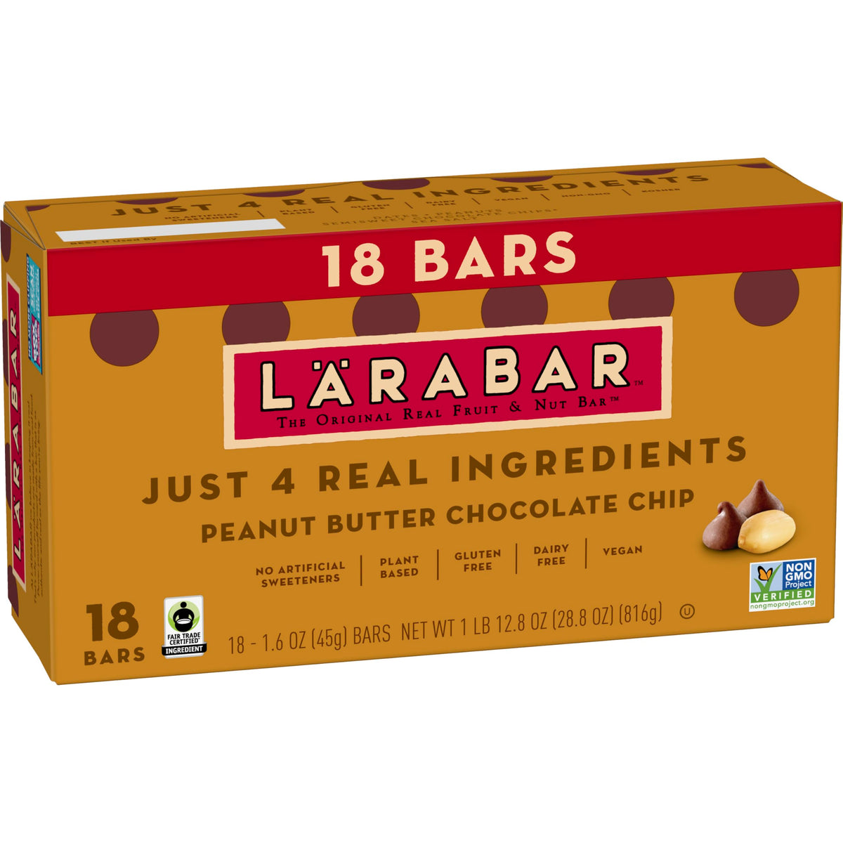 LÄRABAR Peanut Butter Chocolate Chip box for on-the-go snacking