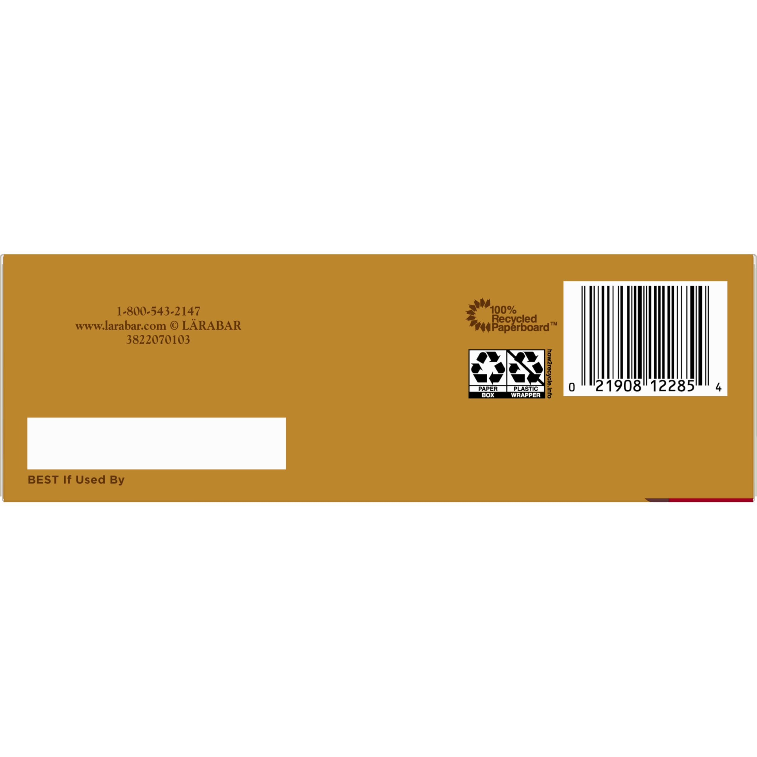 LÄRABAR Peanut Butter Chocolate Chip image emphasizes fair trade chocolate chips