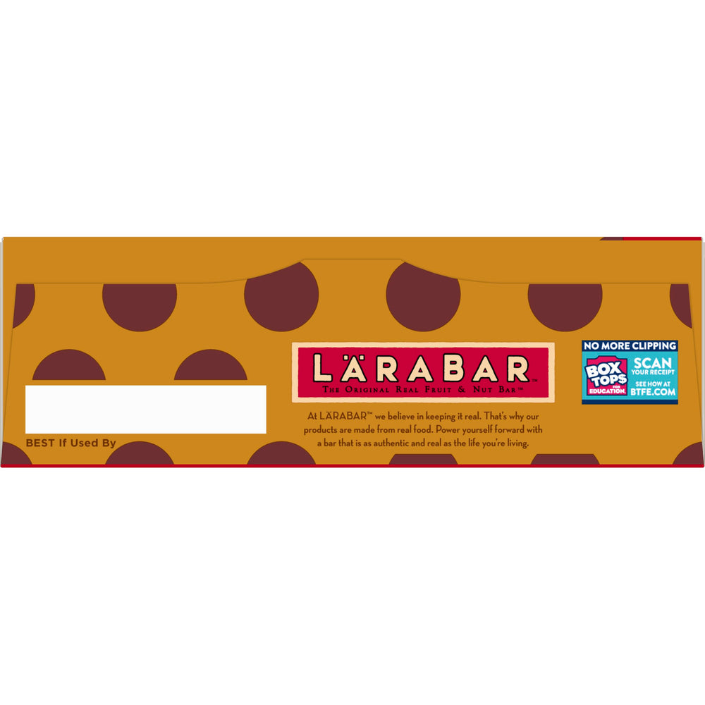 LÄRABAR Peanut Butter Chocolate Chip bars beside gym bag for easy snacks