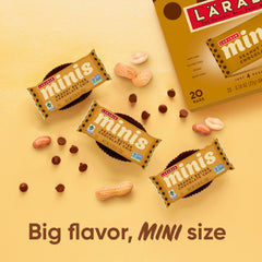LÄRABAR mini bar break-open with sea salt visible.