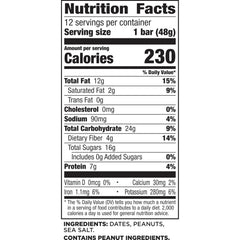 LÄRABAR Peanut Butter Cookie bar closeup texture highlighting natural ingredients