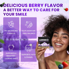 Larineco dye-free gum formula presenting a natural, additive-free option.