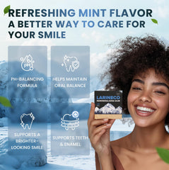 Larineco Remineralizing Gum natural chicle base closeup
