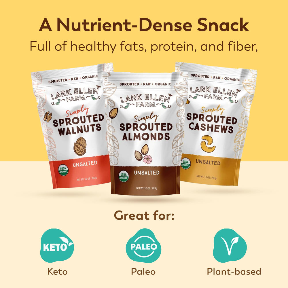 Lark Ellen Farm nuts topping yogurt or salad for crunch.