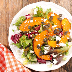 Lark Ellen Farm pumpkin seeds added to trail mix for mineral-rich snacking.