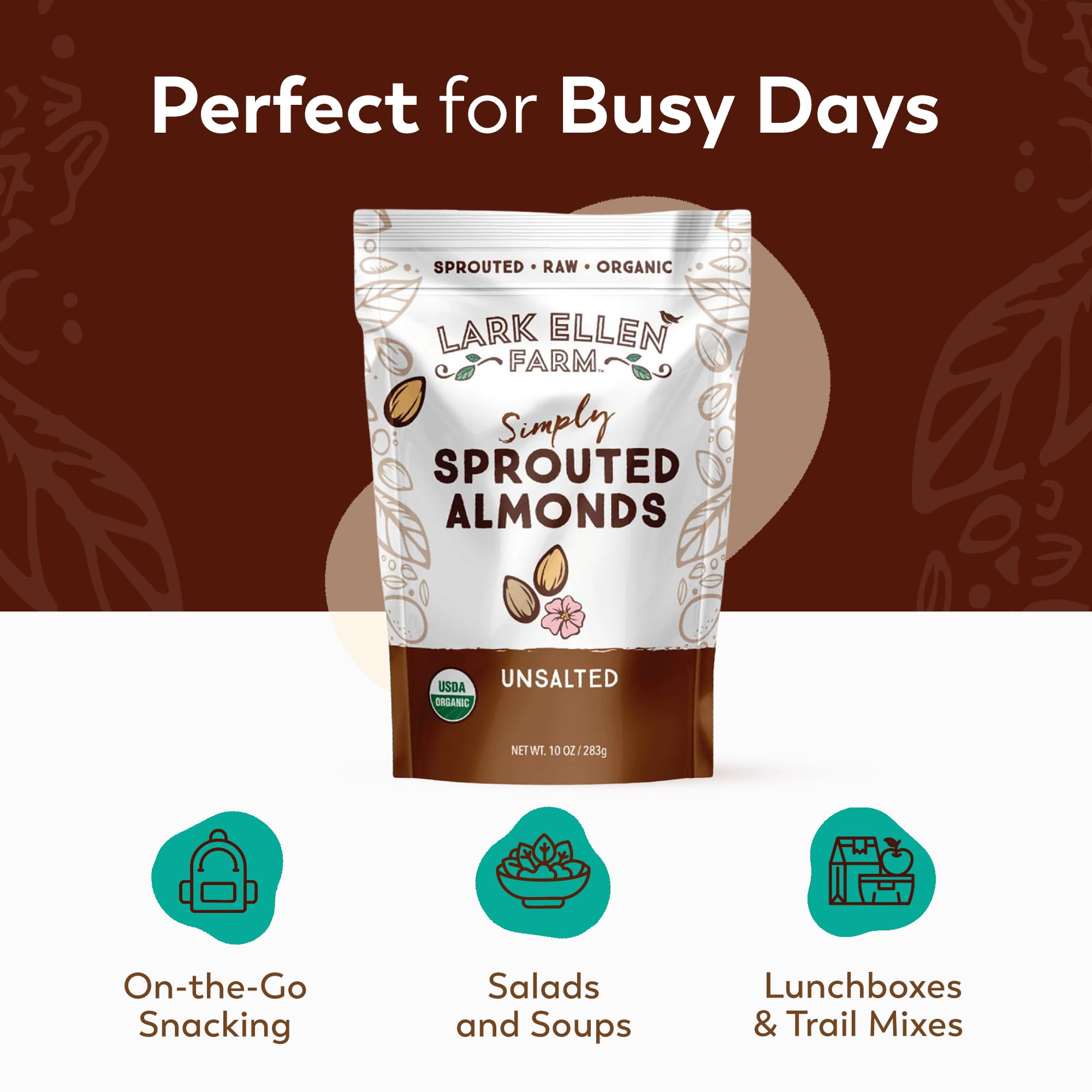 Almonds in a serving bowl for quick, healthy snacking
