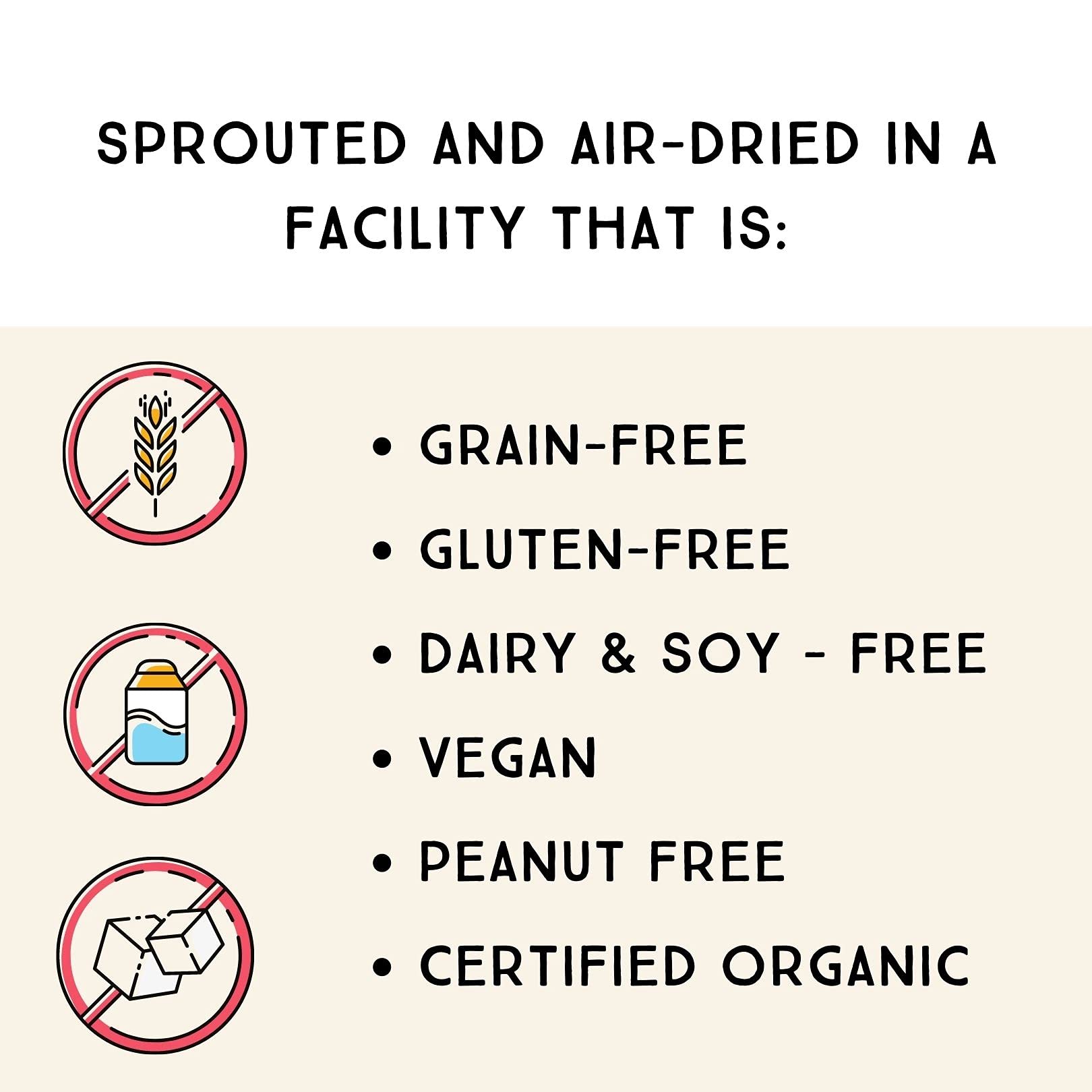 Lark Ellen Farm sprouted walnuts unsalted pantry pack, convenient protein source