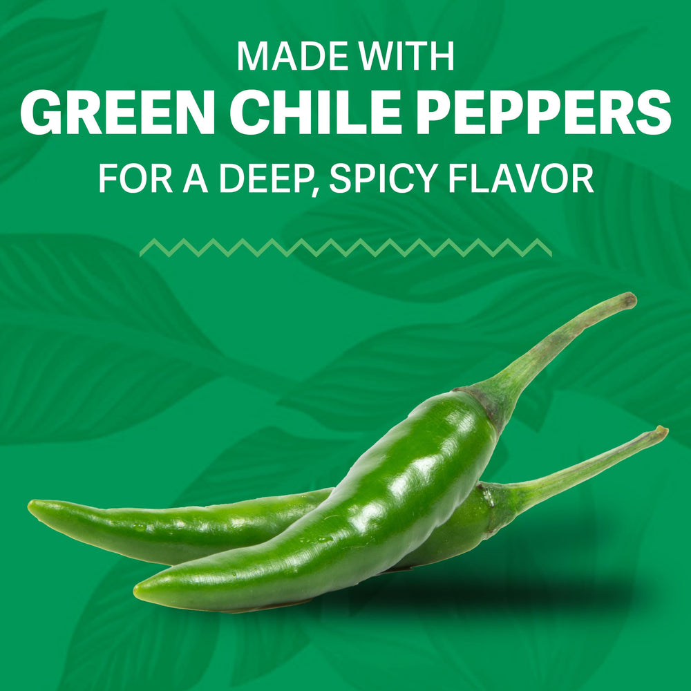 Las Palmas Green Chile Enchilada Sauce ingredients visible suggest authentic recipe base.