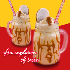 Las Sevillanas dulce de leche-filled wafers assembly shows glossy caramel centers.