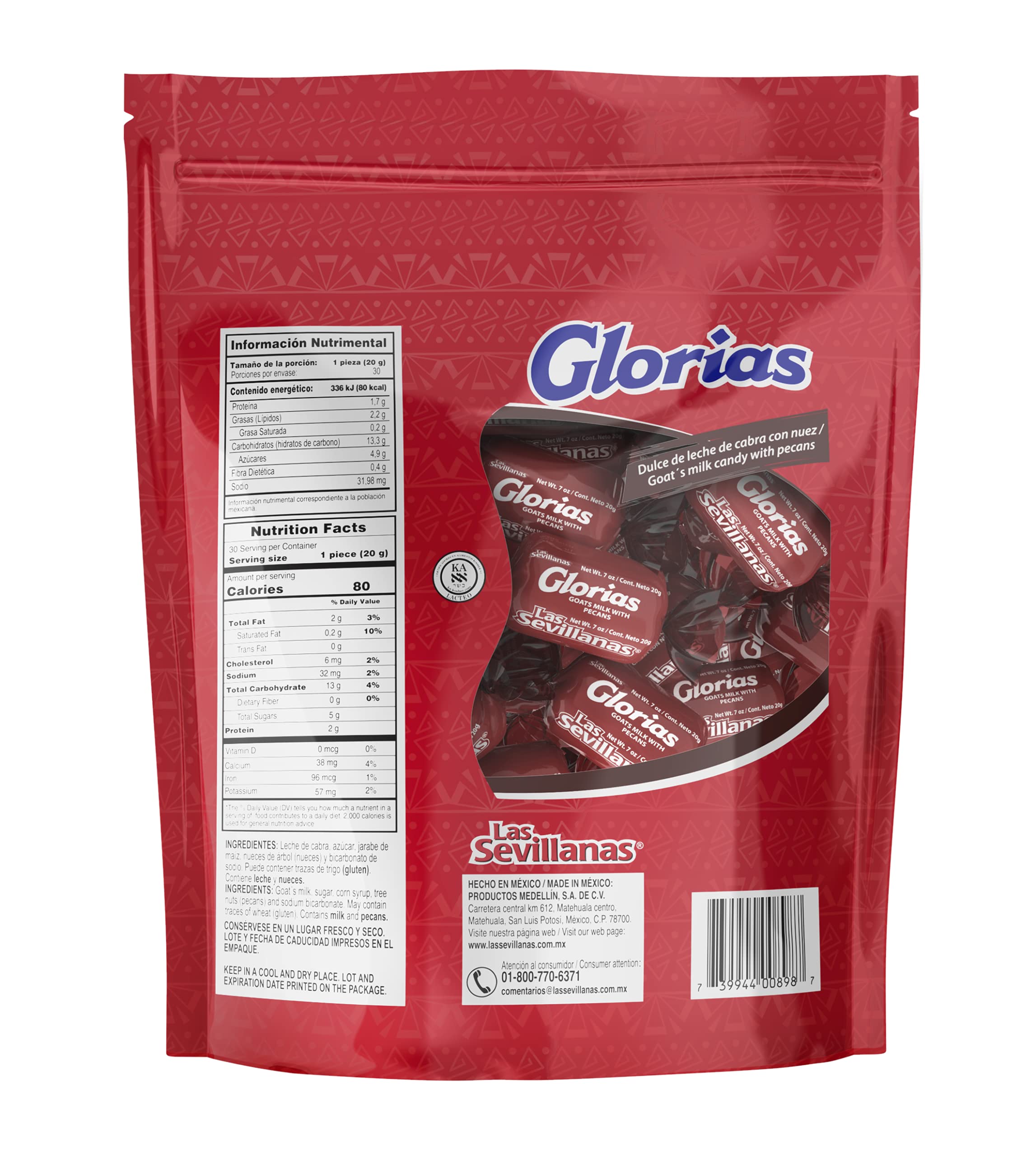Gloria Chewy Dulce de Leche Candies close-up showing arequipe and cajeta texture for authentic indulgence