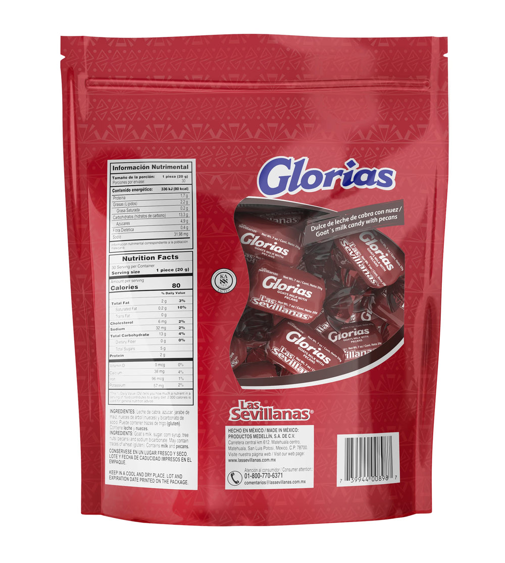 Gloria Chewy Dulce de Leche Candies close-up showing arequipe and cajeta texture for authentic indulgence