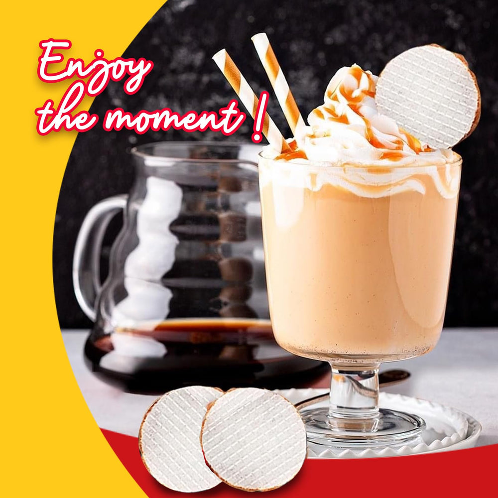 Las Sevillanas mini wafers wrapped pieces demonstrate portable sweets for gatherings.