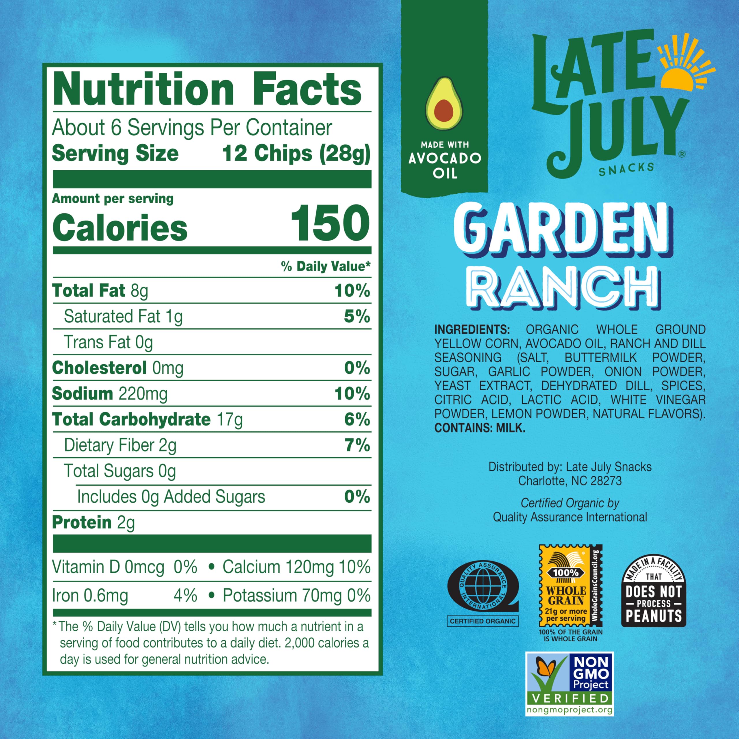 Late July Garden Ranch seasoning closeup, dill and buttermilk flavor highlighted.