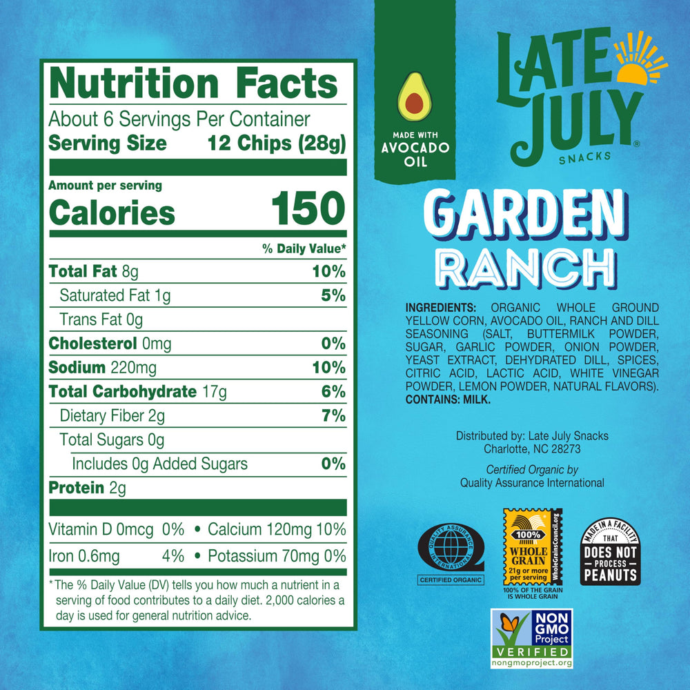 Late July Garden Ranch seasoning closeup, dill and buttermilk flavor highlighted.
