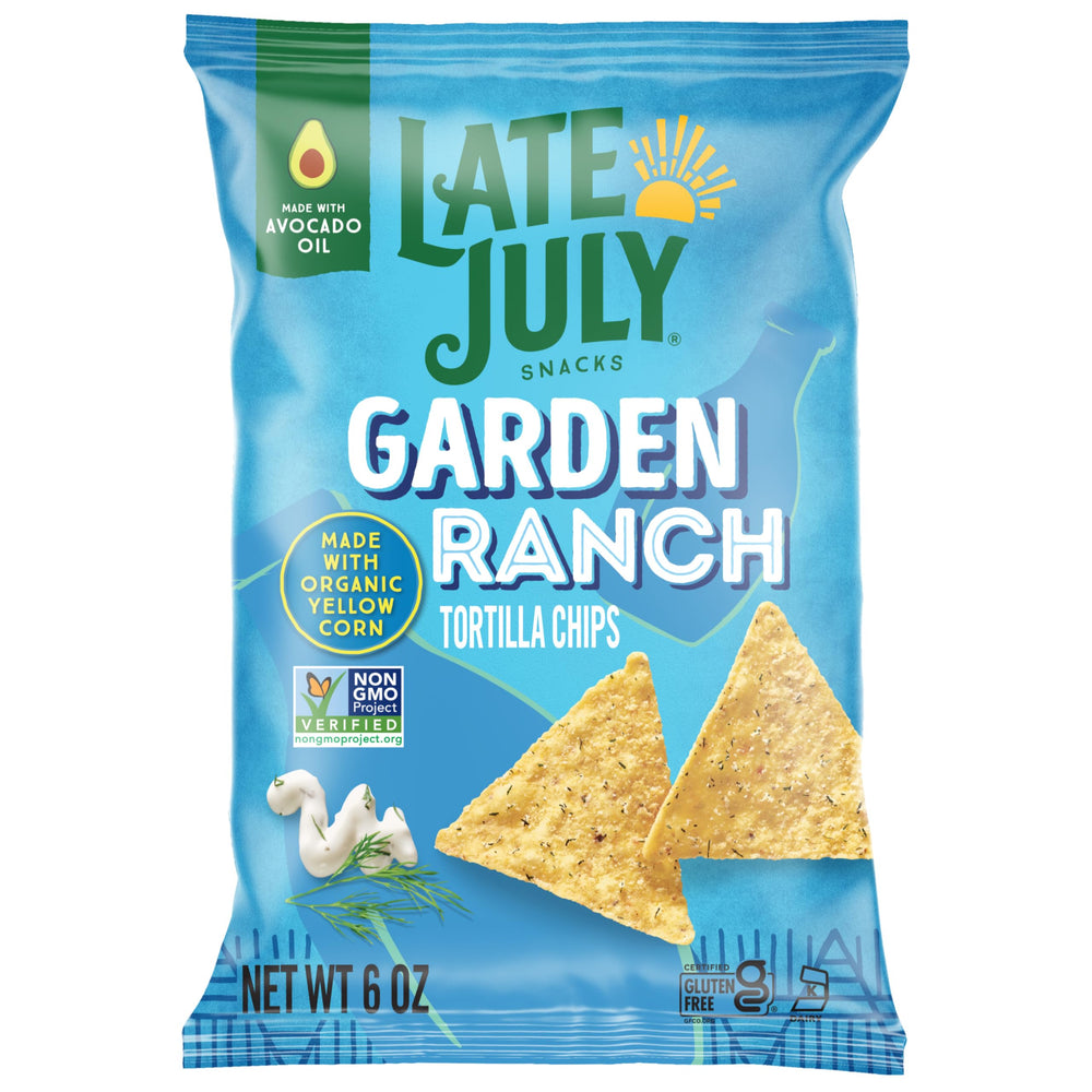 Late July Garden Ranch bag view, ideal for on-the-go snacking.