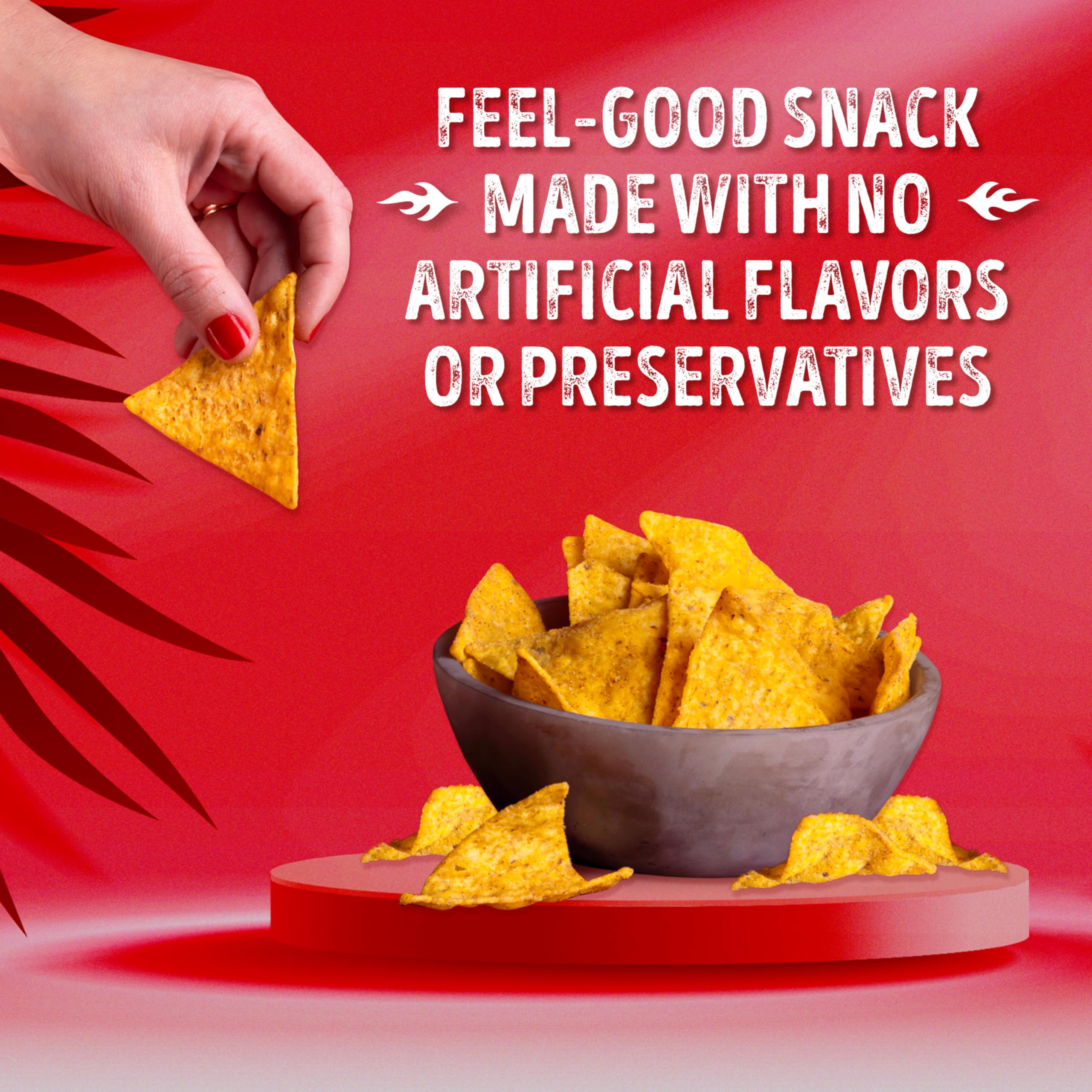 Late July Hawaiian Habanero chips pineapple note close-up hints at sweet-tart flavor.