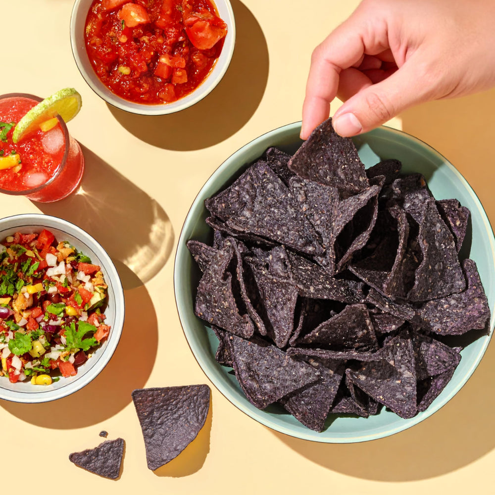 Late July non-GMO verified chip bag, emphasizing trust and quality.