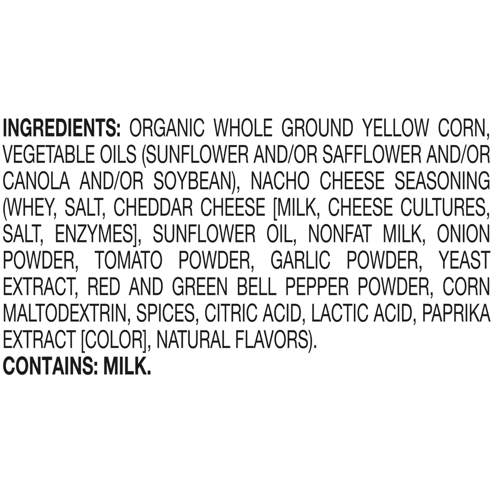 Late July Organic yellow corn tortilla chips bag highlights 100% whole grain quality