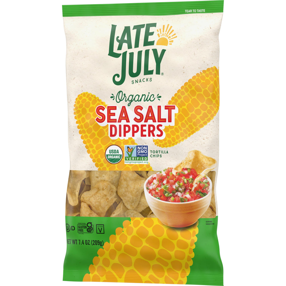 Serving Late July Sea Salt Dippers on a sharing platter