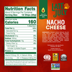 Late July Smoked BBQ Tortilla Chips bag closeup, rich flavor and crisp texture.