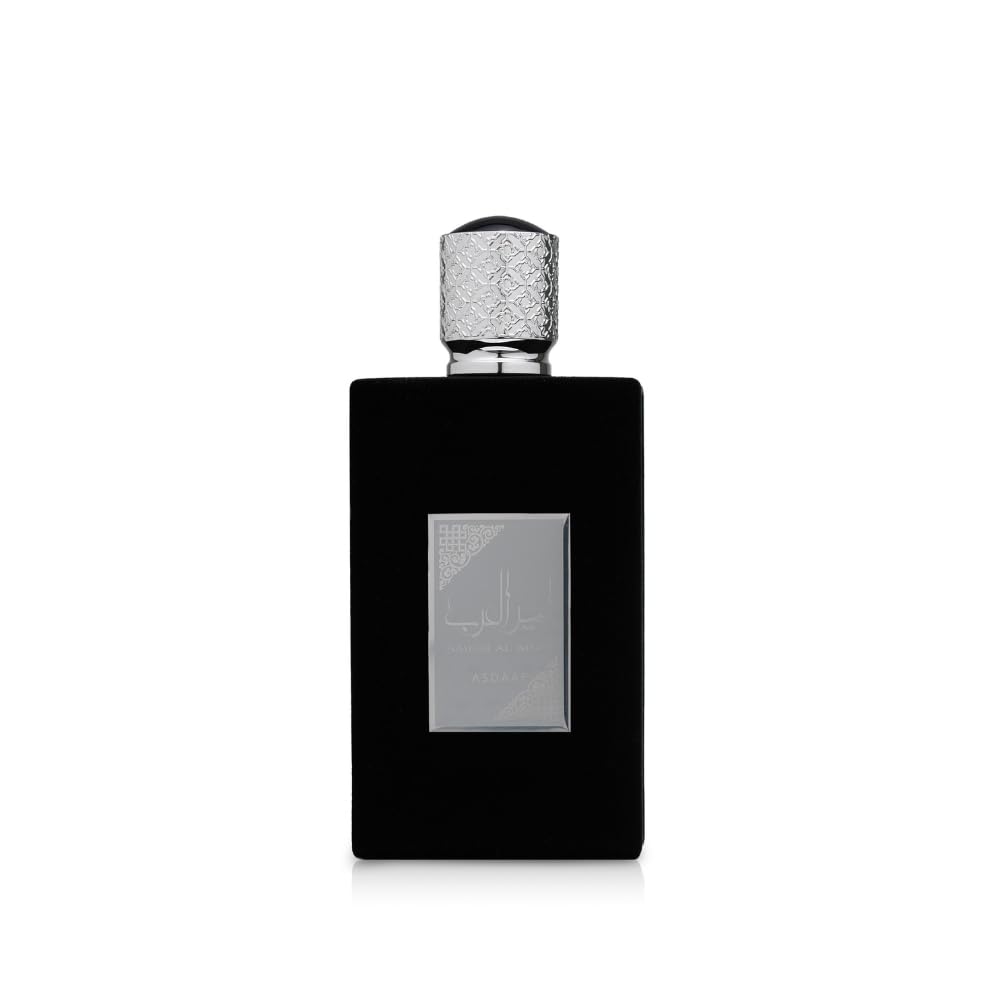 Lattafa Asdaaf Ameer Al Arab bottle front view, ideal for evening wear.