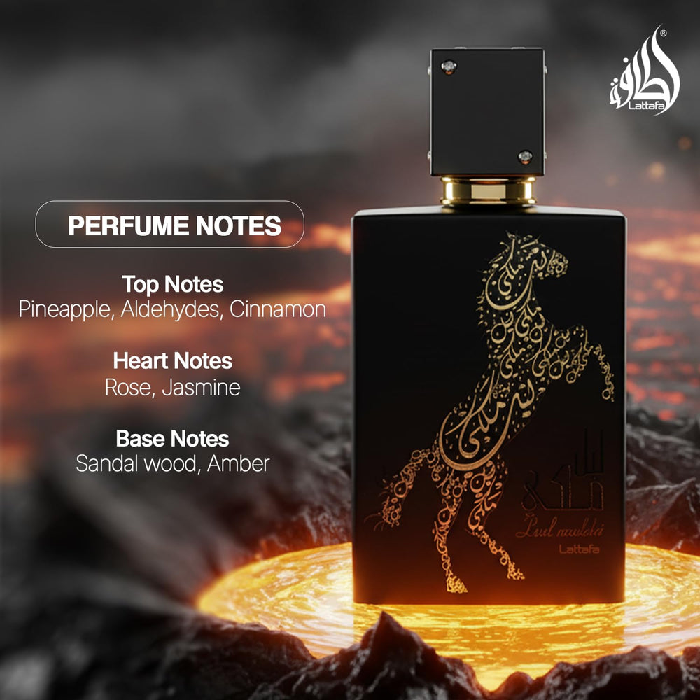 Lattafa Lail Maleki box packaging suggesting premium gifting