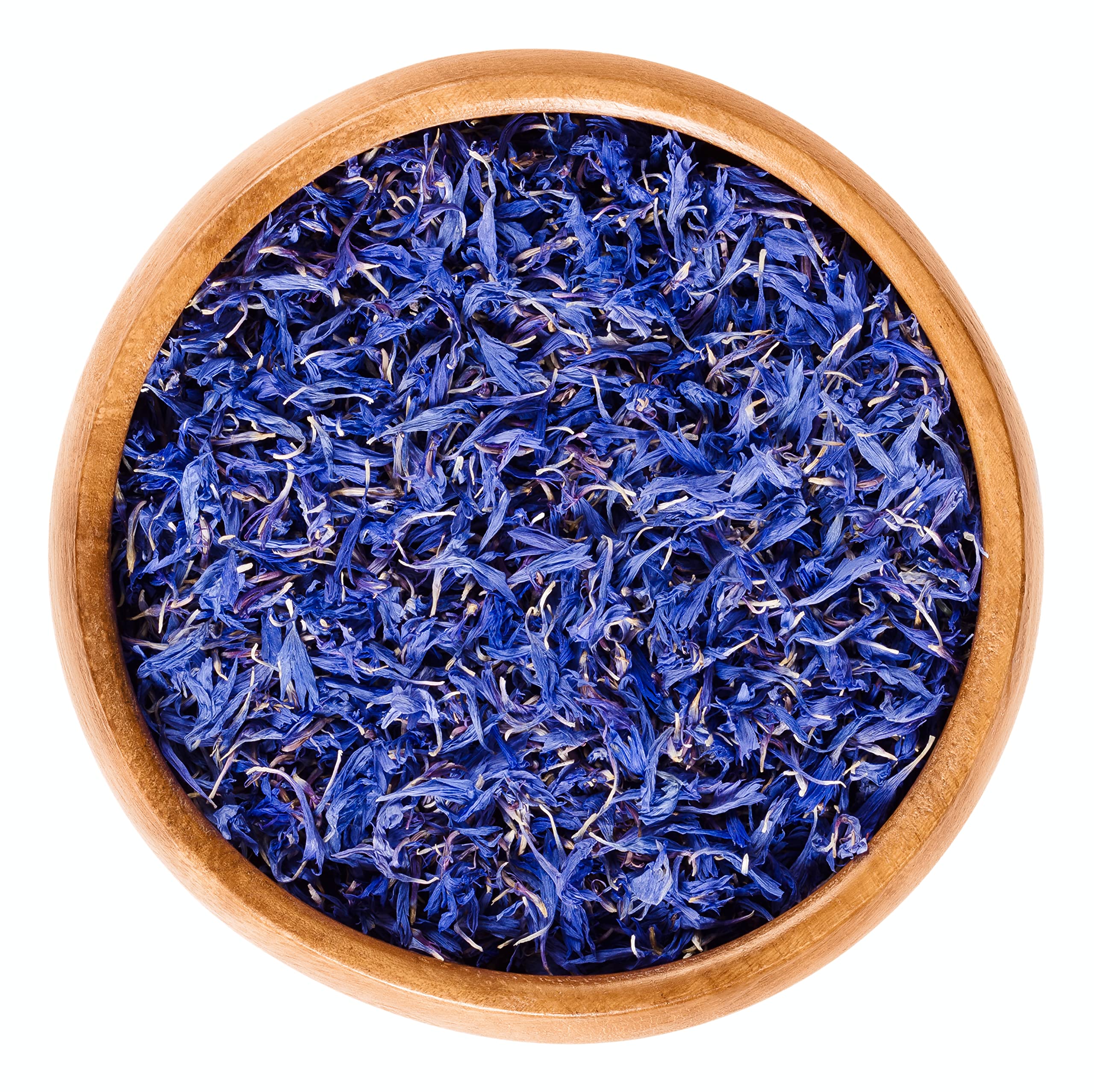 LattePowder cornflower petals topping for cupcakes and lattes creates a striking finish