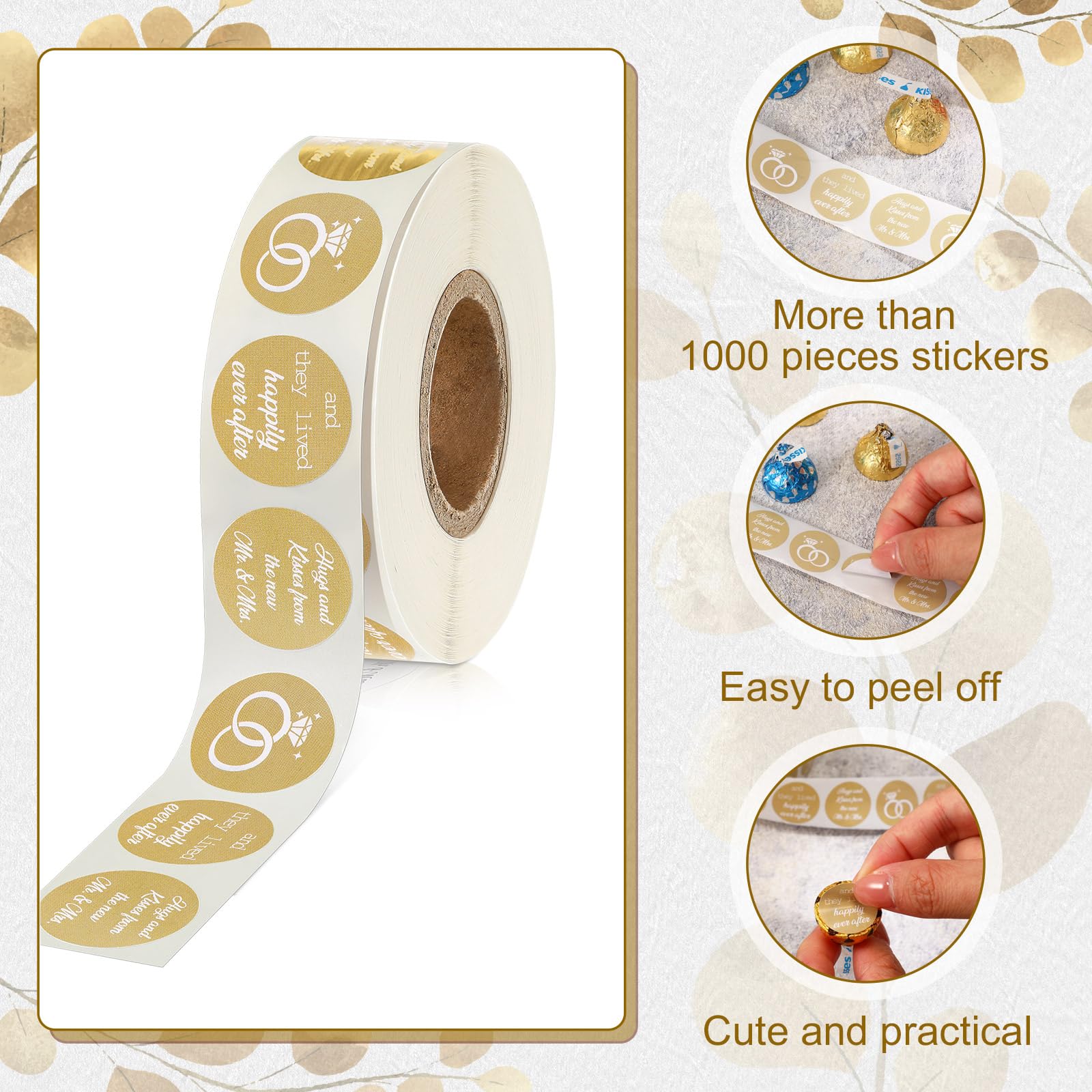 Laumoi easy-peel labels stick smoothly to treats and bottles