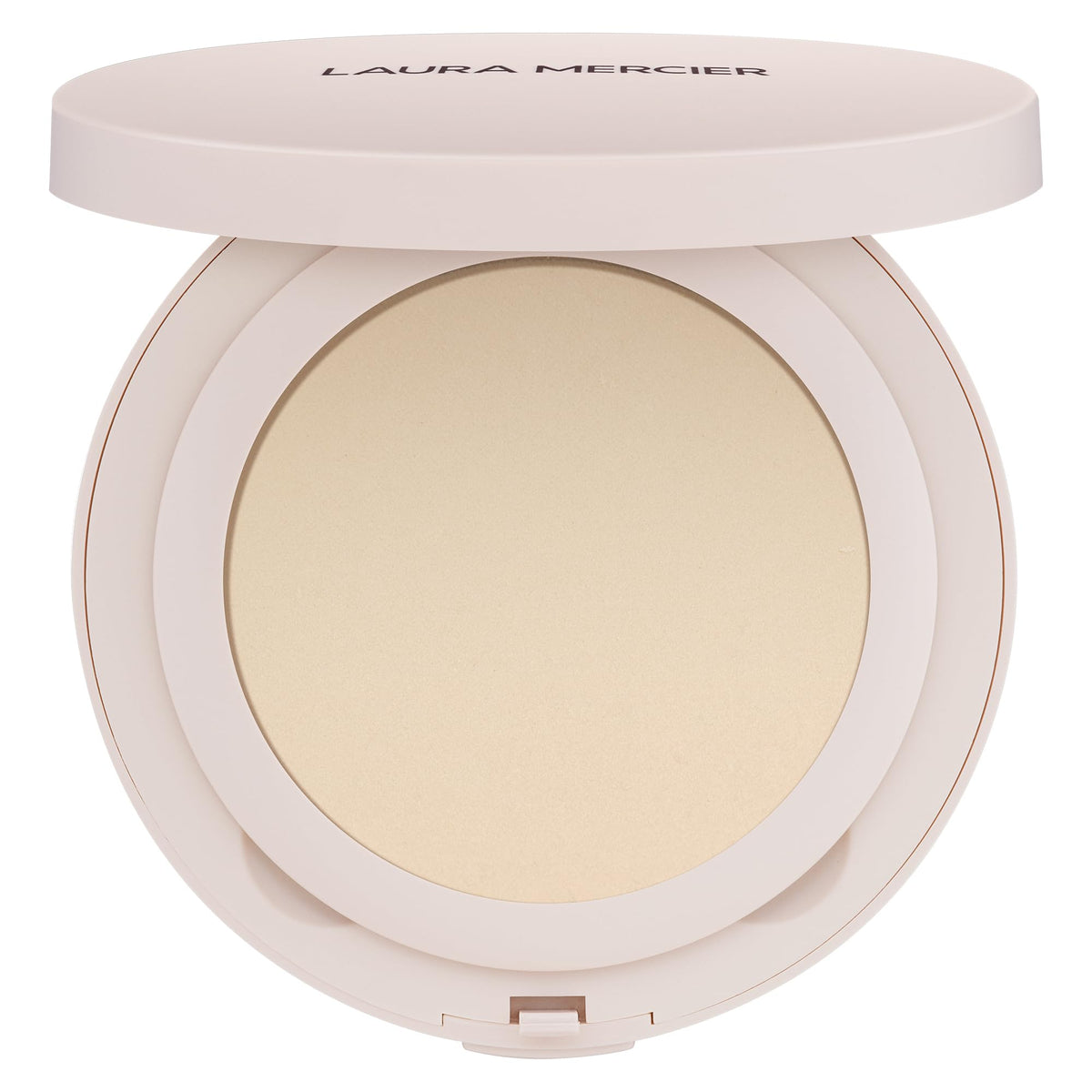 Laura Mercier Ultra-Blur powder compact with puff for on-the-go touch-ups.