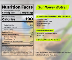Laurel's Butter sunflower butter on a spoon for quick snacking.