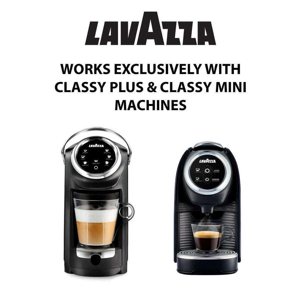 Lavazza Arabica-Robusta blend capsules offer balanced flavor with hints of chocolate.