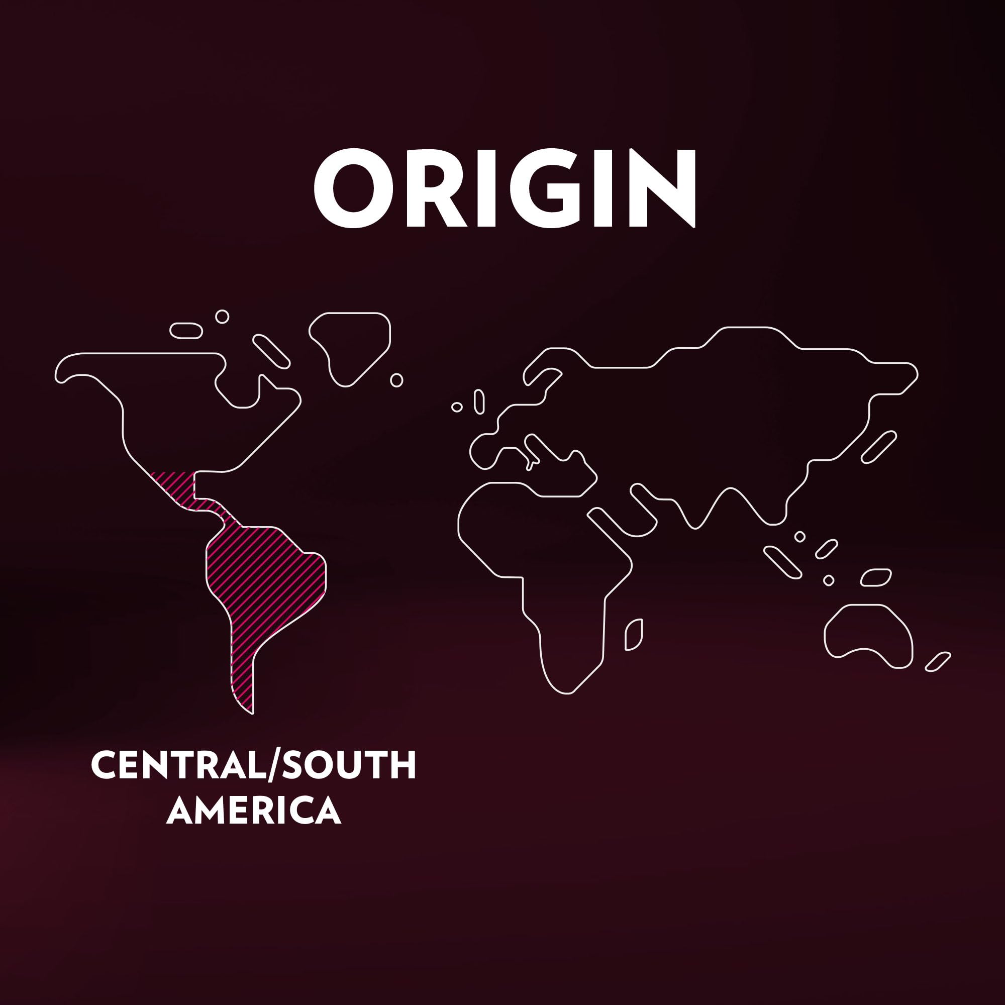 Lavazza aroma closeup highlighting Central and South American origin.
