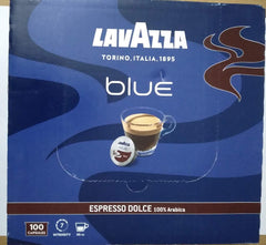 Lavazza BLUE 100 percent Arabica capsules for a clean, aromatic espresso experience.