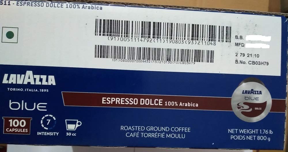 Lavazza BLUE capsules designed for seamless brewing with Lavazza BLUE machines.