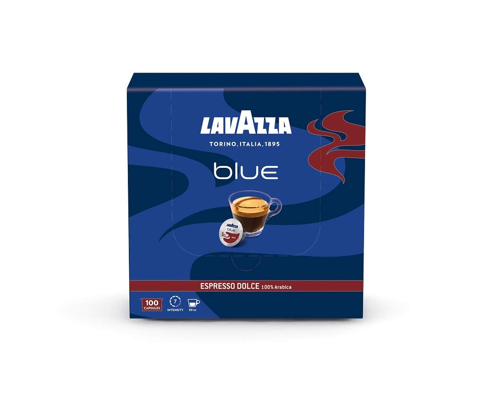 Lavazza BLUE capsules offer a mild, creamy medium roast with caramel notes for a comforting cup.