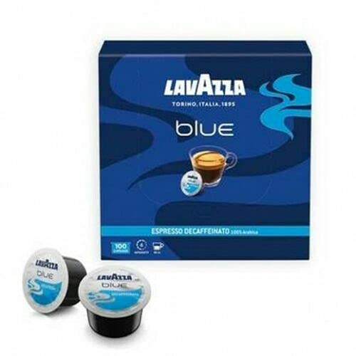 Lavazza BLUE decaffeinato cup showing rich crema and inviting aroma.