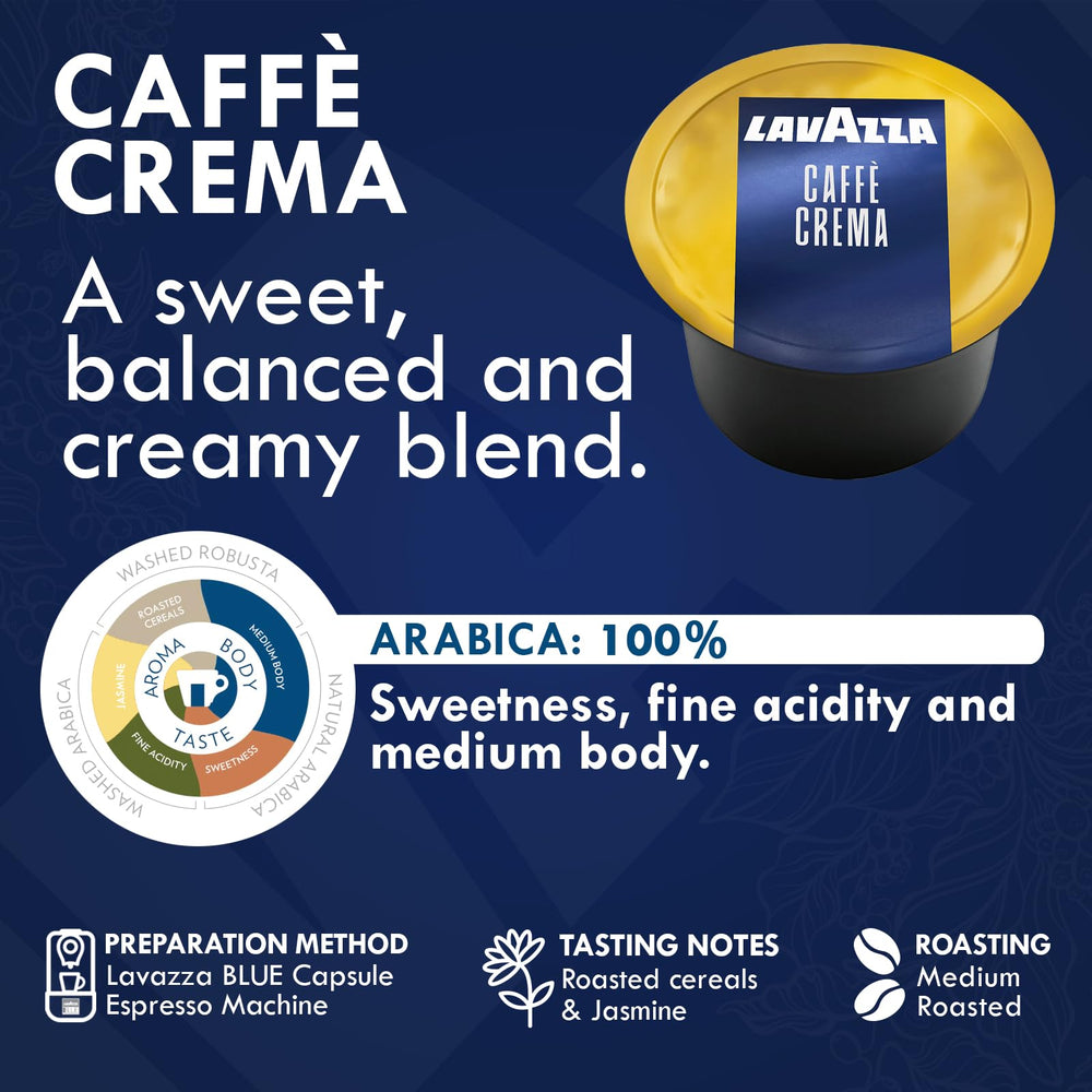 Lavazza Blue espresso machine setup featuring capsules ready for LB-compatible extraction.