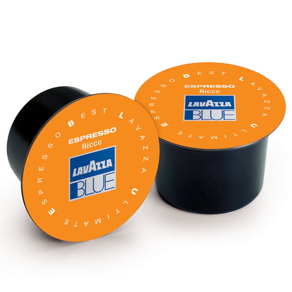 Lavazza BLUE espresso Ricco blend, rich flavor for a bold morning shot