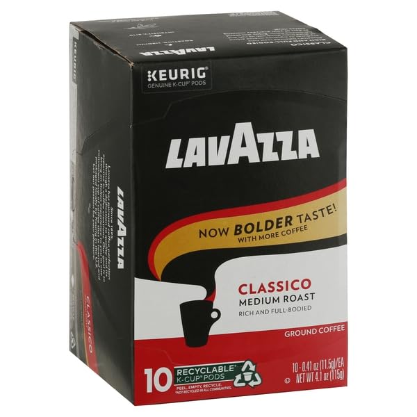 Lavazza Classico K-Cups for Keurig – medium roast with dried fruit notes, quick morning brew