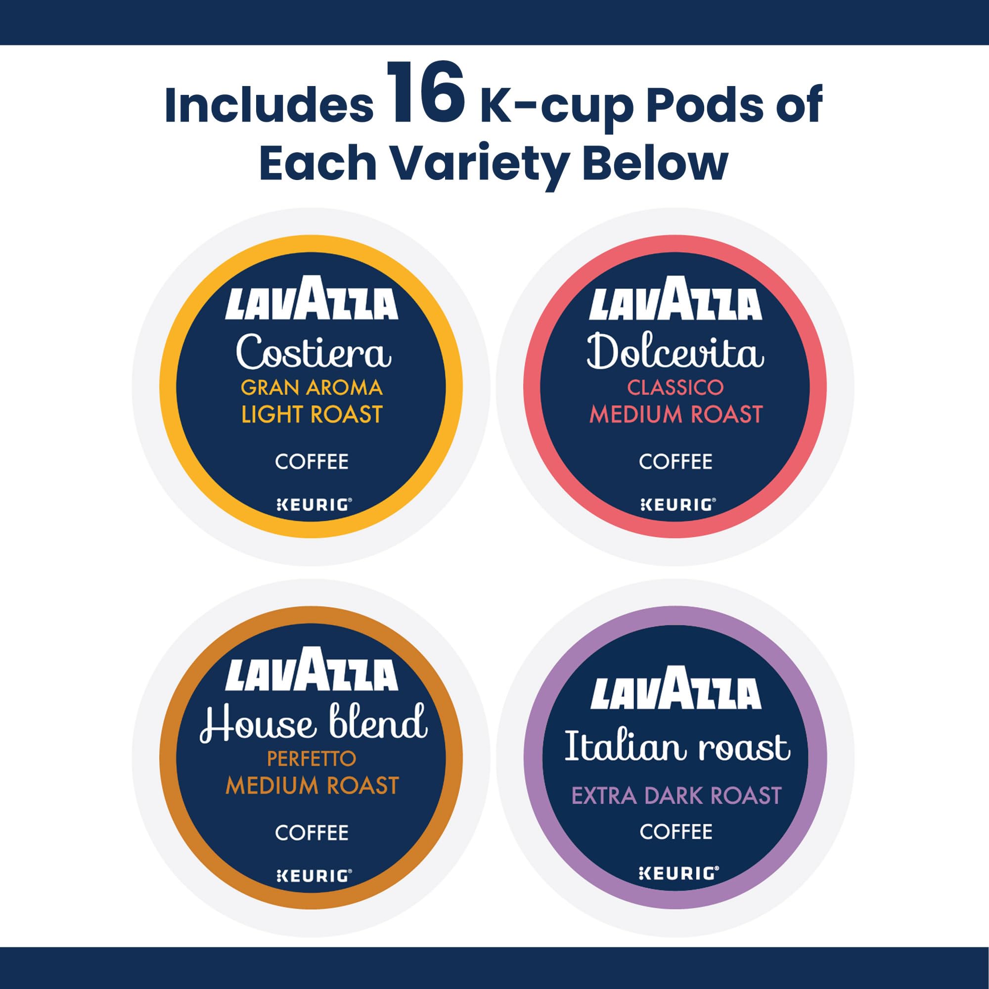 Lavazza Costiera light roast pod for Keurig, bright and mellow morning cup.