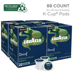 Lavazza Decaf Arabica beans blend ready for flavor
