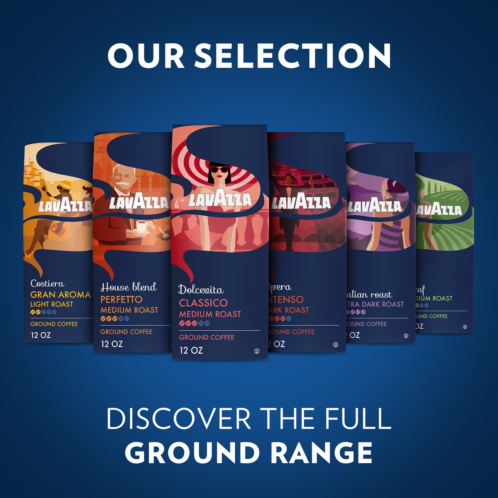 Lavazza Decaf Ground Coffee pour-over setup for clean, nuanced flavors.